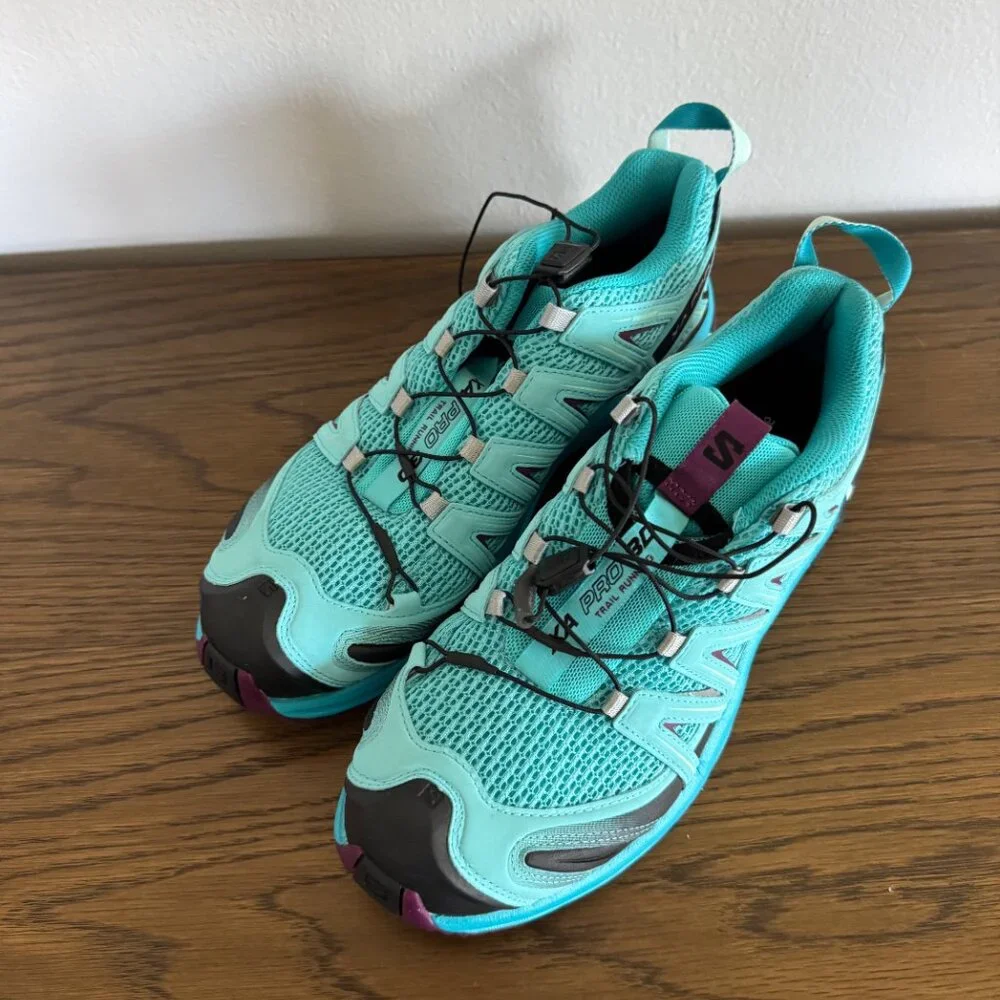 SALOMON XA Pro 3D Trail Sneakers Blue 8.5 - Picture 3 of 10